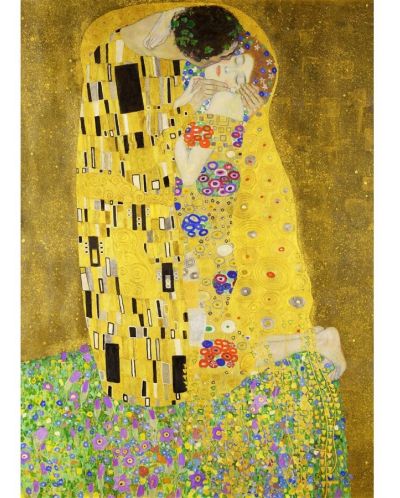 Puzzle Enjoy de 1000 piese - Gustav Klimt: The Kiss - 2